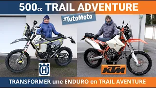 KTM 500 EXC - HVA 501 FE TRAIL ADVENTURE DUALSPORT BUILD #Offrartv #501FE #universalride