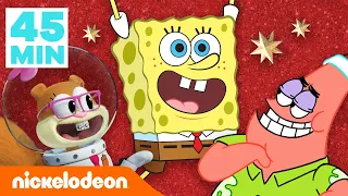 SpongeBob | 45 minuten lang de meest spannende feestdagen! | Nickelodeon Nederlands