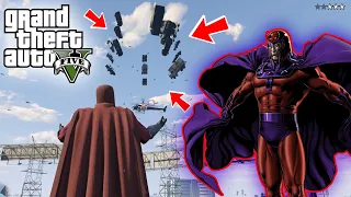 MAGNETO ULTIMATE POWER ! LEVITATE EVERYTHING ! GTA V MODS !