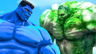 Blue Hulk vs Hulk Zombie - What If