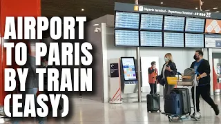 Train from Paris Airport (CDG) to Paris Center [RER B]