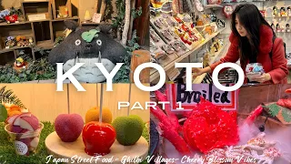 Japan Travel Vlog || Cherry Blossom in Kyoto #part1 - Studio Ghibli, Kiyomizudera, Nishiki Market