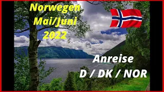 Norwegen Wohnmobil Tour 2022  Teil1 Roadtrip/ Fiske Camp DK / Fähre / Camping Lovisenberg /  Vlog75