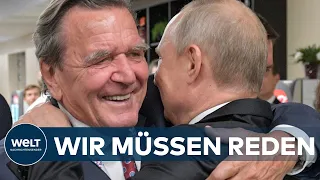VERMITTLUNGS-BEMÜHUNGEN: Ex-Bundeskanzler Schröder soll sich mit Putin in Moskau treffen