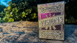 Visions Present Purple Gilded - Wounded Corner - Deck Review!