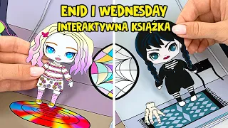 Przygody tajemniczej Wednesday || PROSTA INTERAKTYWNA KSIĄŻKA DIY 📚🎮