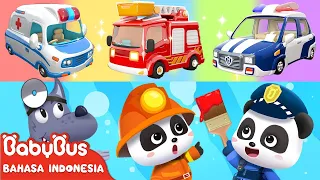 Warna Apa Mobil Mainan | Belajar Warna | Mobil Maianan | Lagu Anak-anak | BabyBus Bahasa Indonesia