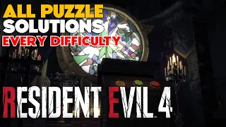 All Puzzle Solutions [Every Difficulty] - Resident Evil 4 Remake