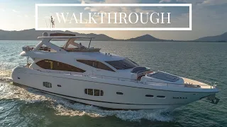 M/Y MAXXX | 26.3M/86' Sunseeker 86 Flybridge Motor Yacht for sale Phuket in Asia - Yacht walkthrough