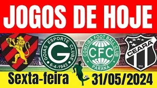 JOGOS DE HOJE | SEXTA-FEIRA 31/05/2024 | CAMPEONATO BRASILEIRO 2O24 | COPA DO REI SAÚDITA 2020