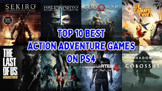 Top 10 Best Action Adventure Games On PS4 | 2024