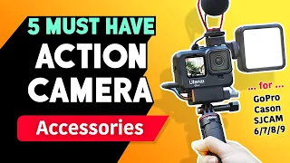 Best Action Camera Accessories Kit ⚡ Budget GoPro Vlogging Setup for Beginners & Bikers {Hindi}