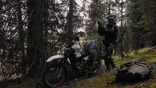 Solo Motorcycle adventure: Two Nights ASMR Camping. Wild Places, Survival