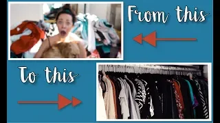 Decluttered Closet Tour || Wardrobe Declutter Part 2 || Journey to Minimalism