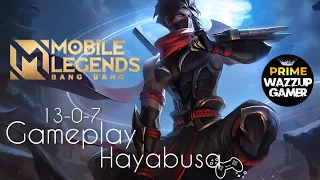 Учимся играть на Хаябусе  | Mobile Legends | Neffex #hayabusa #mobilelegends