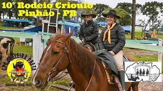 10º Rodeio Crioulo CTG Chaleira Preta e CTG União Gaúcha - Pinhão PR - Laço Comprido - Tiro de Laço