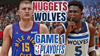 NUGGETS vs TIMBERWOLVES GAME 1 - 2024 NBA PLAYOFFS WEST SEMIFINALS - NBA 2K24 (PS5) [4K UHD]