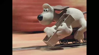 Gromit Placing Rail Tracks for 10 Hours
