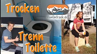 💩 Trockentrenntoilette im Campervan 🚐 | ausziehbar | selbst gebaut | TTT | dry toilet | UDDT