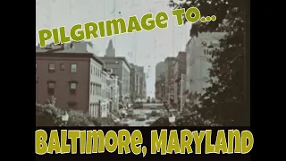 " PILGRIMAGE TO BALTIMORE " 1960s MARYLAND TRAVELOGUE FILM SPONSORED BY SHELL OIL  XD11564