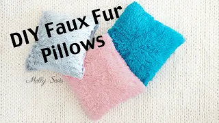 DIY Faux Fur Pillows