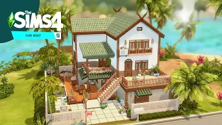 Tomarang House For Rent 🌴🛵 | For Rent Pack & Base Game | Stop Motion Build | The Sims 4 | No CC