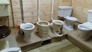 extra special video, my completed toilet set up!