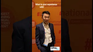 Dr. Billy Wu with OPAL-RT at the Battery Seminar 2023