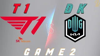 T1 vs DK Game 2 | Worlds 2021 Semifinals Day 1 | T1 vs DWG KIA