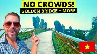 DA NANG Sun World BA NA HILLS - The GOLDEN BRIDGE, Vietnam 🇻🇳