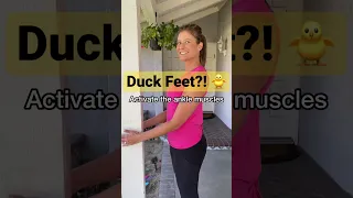 Fix Your Duck Feet 🐥 With This Exercise! #exercise #walking #alignment