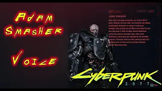 Cyberpunk 2077: Adam Smasher (boss) Voice Sounds