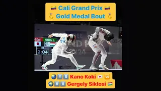 Cali Grand Prix 2024 SME - GOLD - Kano Koki JPN v Gergely Siklosi HUN