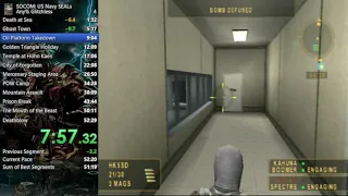 SOCOM speedrun any% 50:12 [Previous WORLD RECORD] SOCOM US Navy SEALs ps2