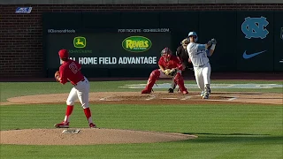 UNC Baseball: Aaron Sabato Hits for the Cycle vs. NC State