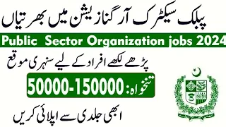 Public Sector Organization Jobs 2024 - New Government Jobs in Pakistan - Jobs in Pakistan Today