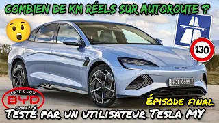 BYD Seal, quel est kilométrage réel sur autoroute a 130 kmh? par un proprio de Tesla, épisode final.