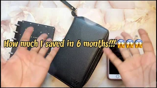 How much I saved 5,300 in 6 months!!! | Counting my money in my cash envelopes