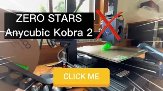 Why you should Stay Away | Anycubic Kobra 2 First impressions