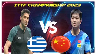 Big Match FAN Zhendong vs Panagiotis GIONIS ITTF Championship 2023