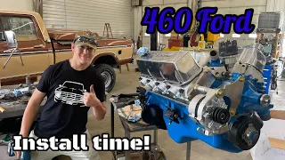 Will the big block Ford 460 fit into Hunters 1977 Ford F250 Highboy? So close