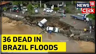 Brazil Floods  Updates | At Least Three Dozen Dead As Brazil Rains Cause Havoc | News18 Live