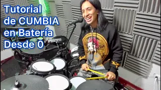 Tutorial de CUMBIA en Bateria desde 0 - Ritmo básico - Ricardo Caldas