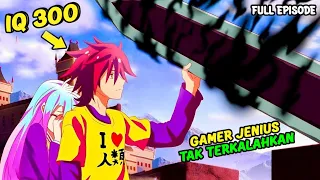 GAMER JENIUS TAK PERNAH TERKALAHKAN DI DUNIA MANUSIA MAUPUN DEWA. ANIME ISEKAI NO GAME NO LIFE S1