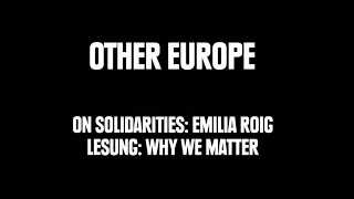 On Solidarities: Emilia Roig