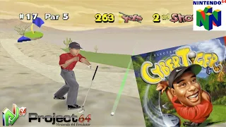 CyberTiger (2000) Nintendo 64 Gameplay in HD (Project 64)