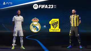 FIFA 23 - Real Madrid vs Al Ittihad Ft. Harry Kane, Benzema, Friendly Match | PS5™ Gameplay [4K60]