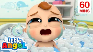 It's Okay to Cry Baby John | Little Angel Kids Songs and Nursery Rhymes | Emotions and Feelings