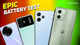 Moto G54 EPIC Battery & Charging Test Ft. Realme 11X, Redmi 12 5G, POCO M6 Pro