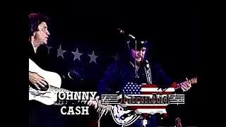 Johnny Cash (ft. Waylon Jennings) - Folsom Prison Blues [Live] (1985)